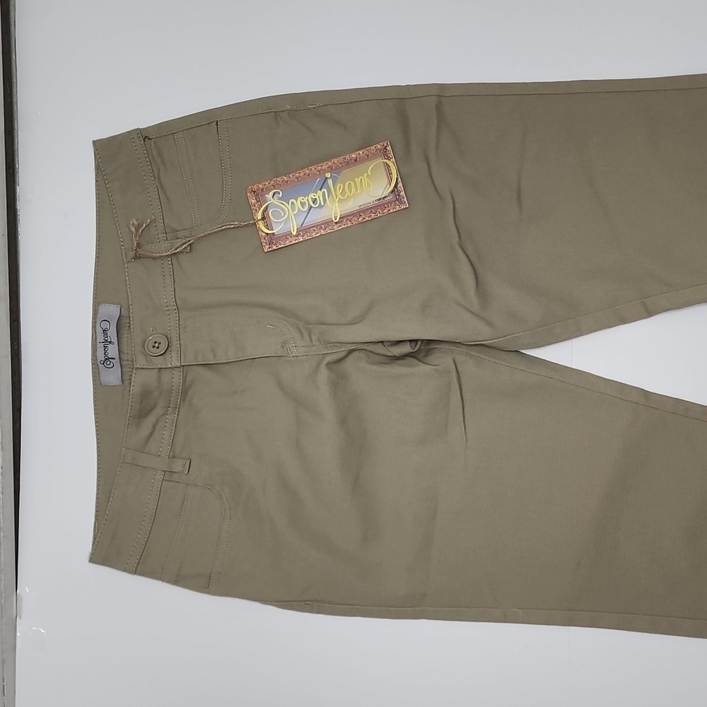 Spoon Jeans tall long khaki tan Women's dress Pants